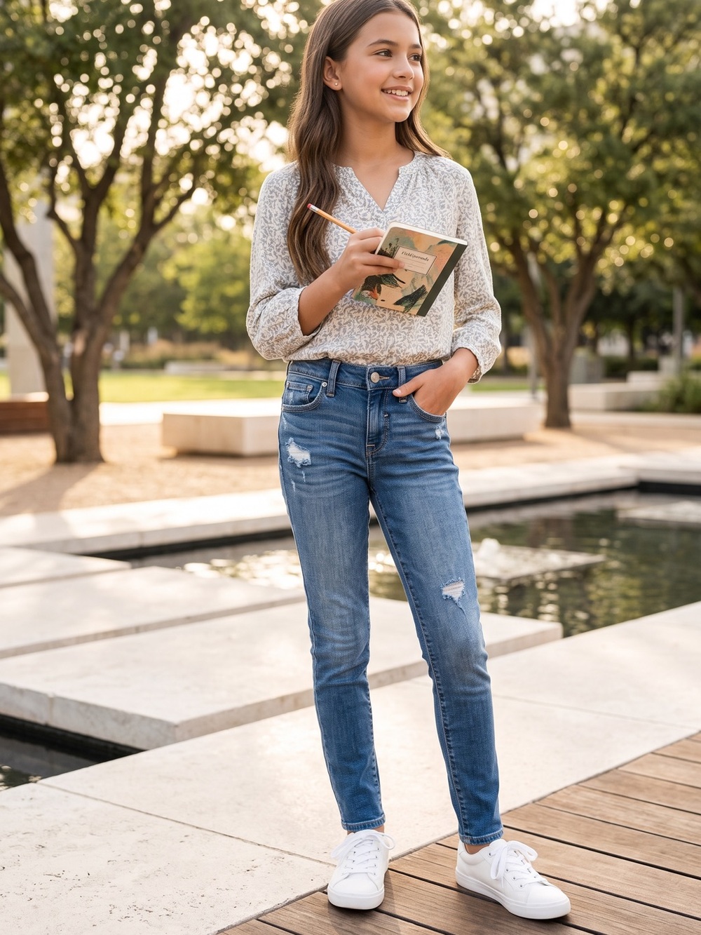 Abercrombie Kids Blue Skinny Jeans - Classic Stretch Denim